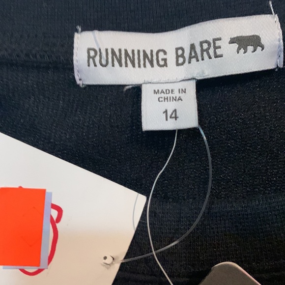 NWT Running Bare black sweatshirt - Picture 5 of 7
